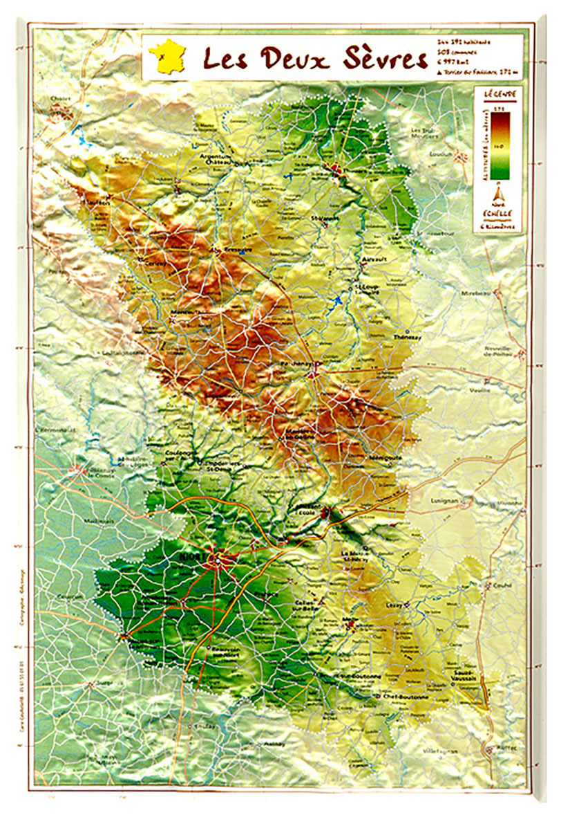 DEUX SEVRES 31 X 21 CM