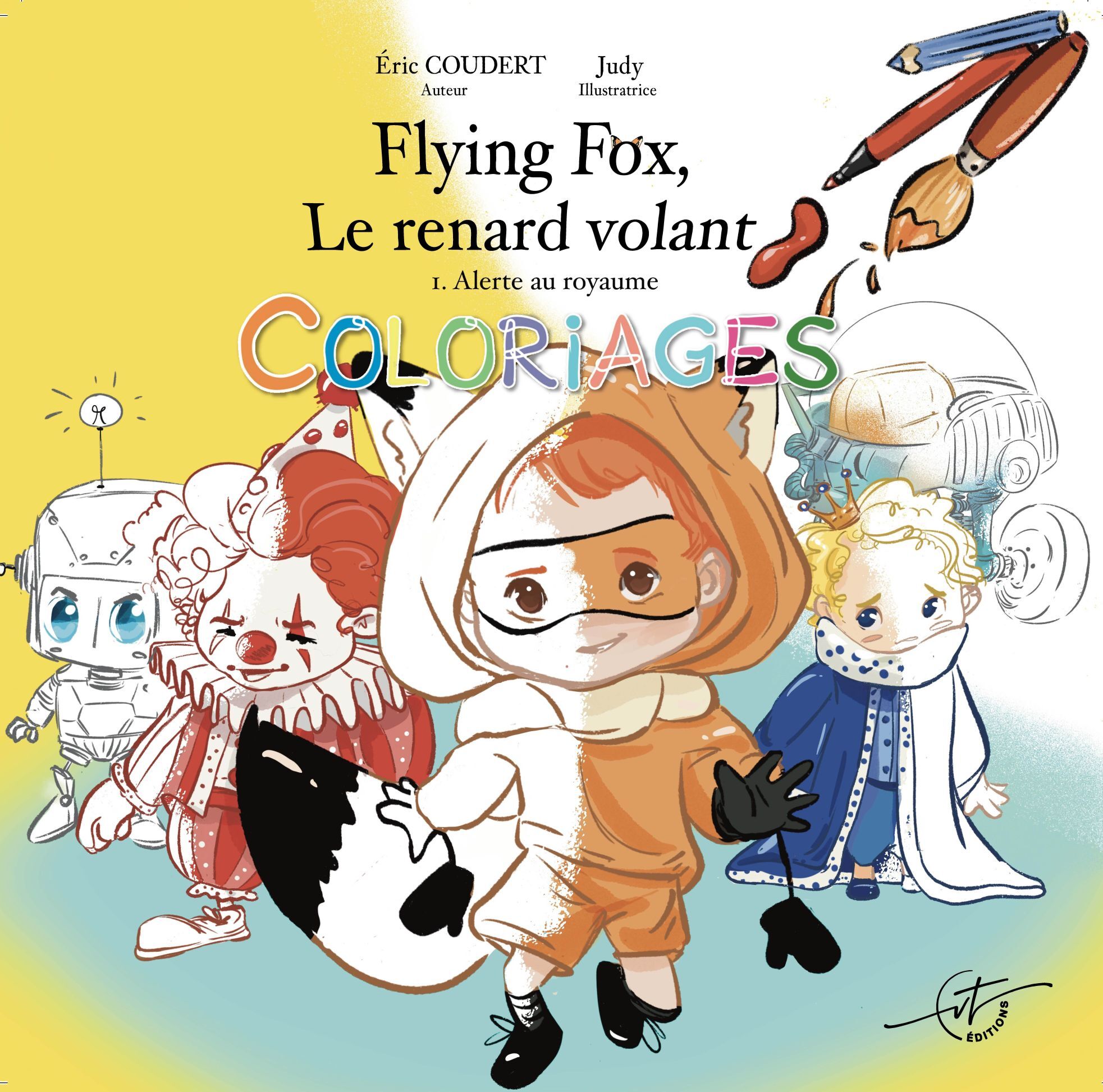 Coloriages - Flying Fox