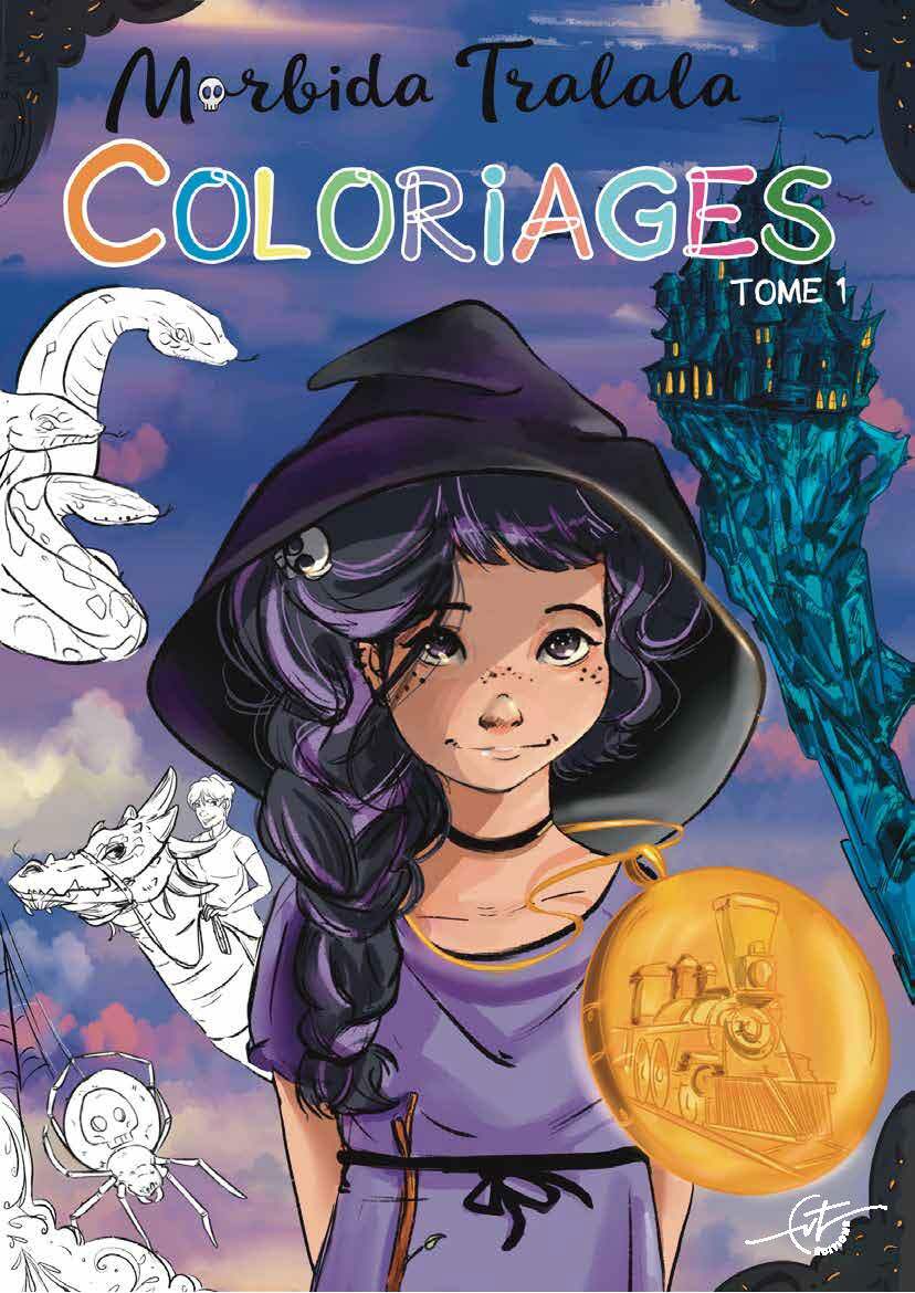 Coloriages - Morbida Tralala, le train fantôme Tome 1