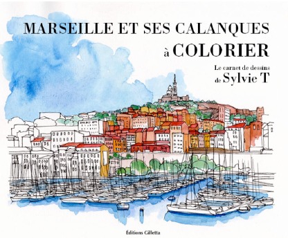 Marseille et ses calanques à colorier