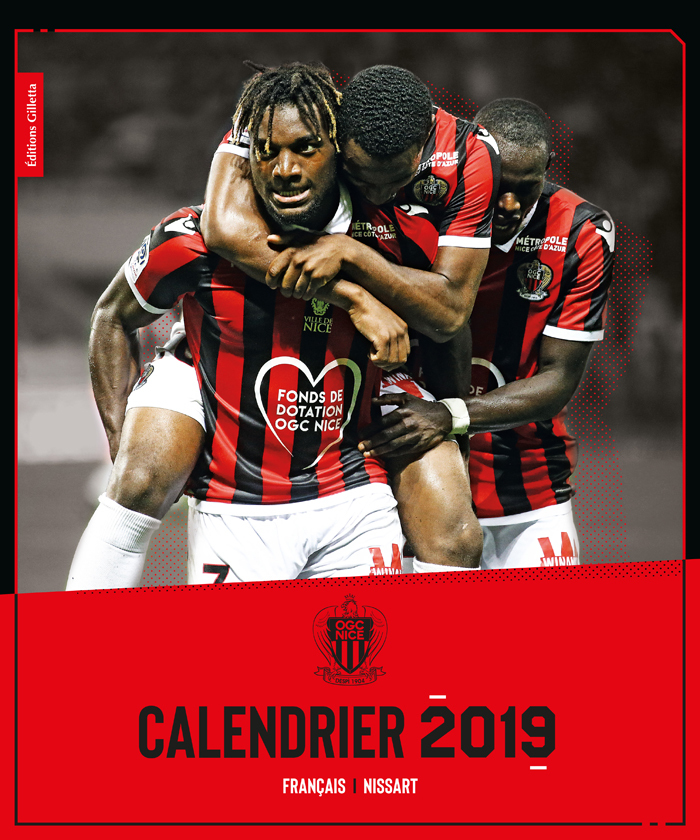 Calendrier 2019 OGC Nice