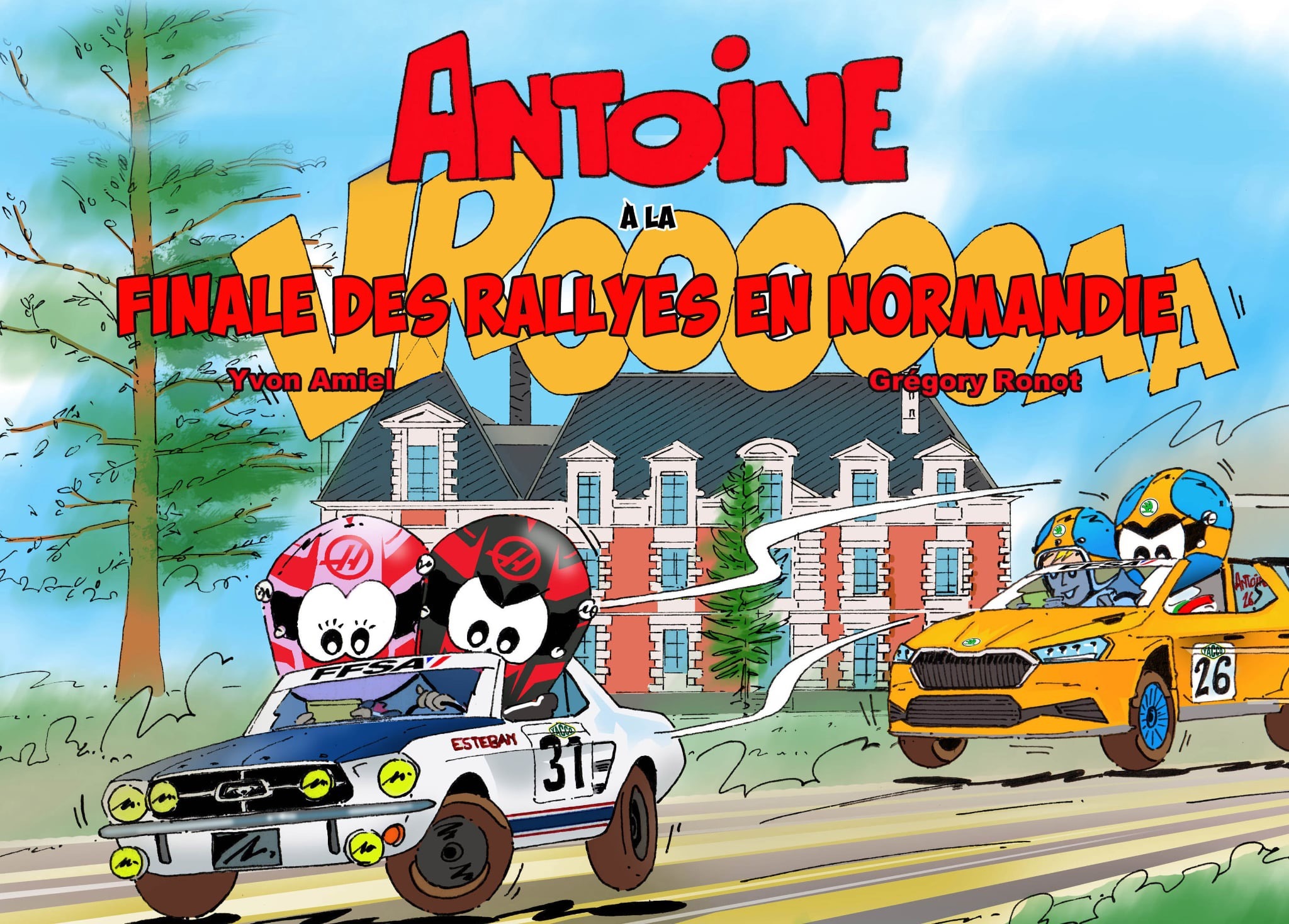 Antoine à la finale des rallyes en Normandie