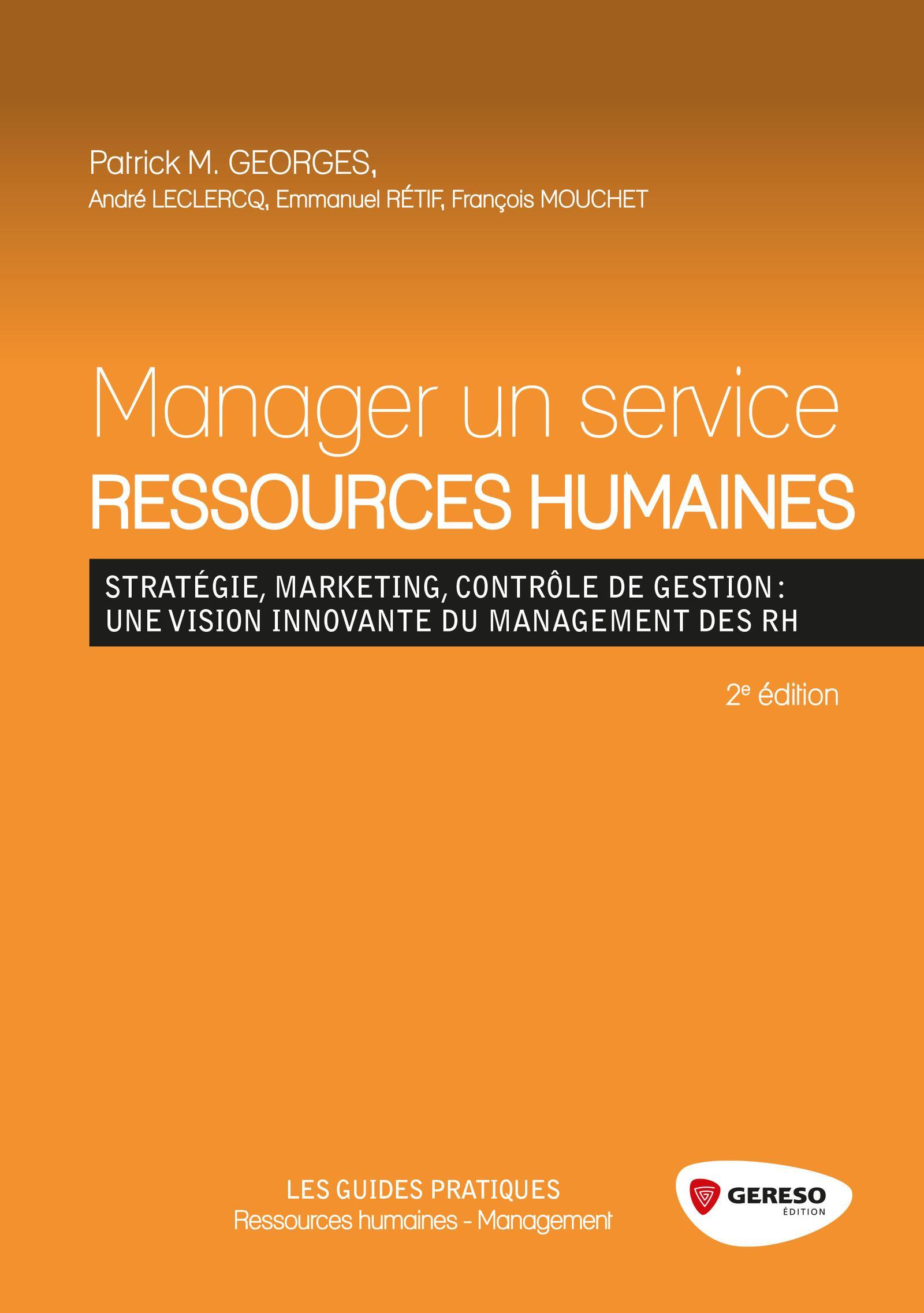 MANAGER UN SERVICE RESSOURCES HUMAINES