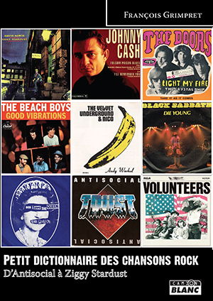 PETIT DICTIONNAIRE DES CHANSONS ROCK - D'Antisocial à Ziggy Stardust
