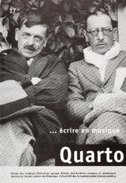 Revue Quarto n° 17 - 2002