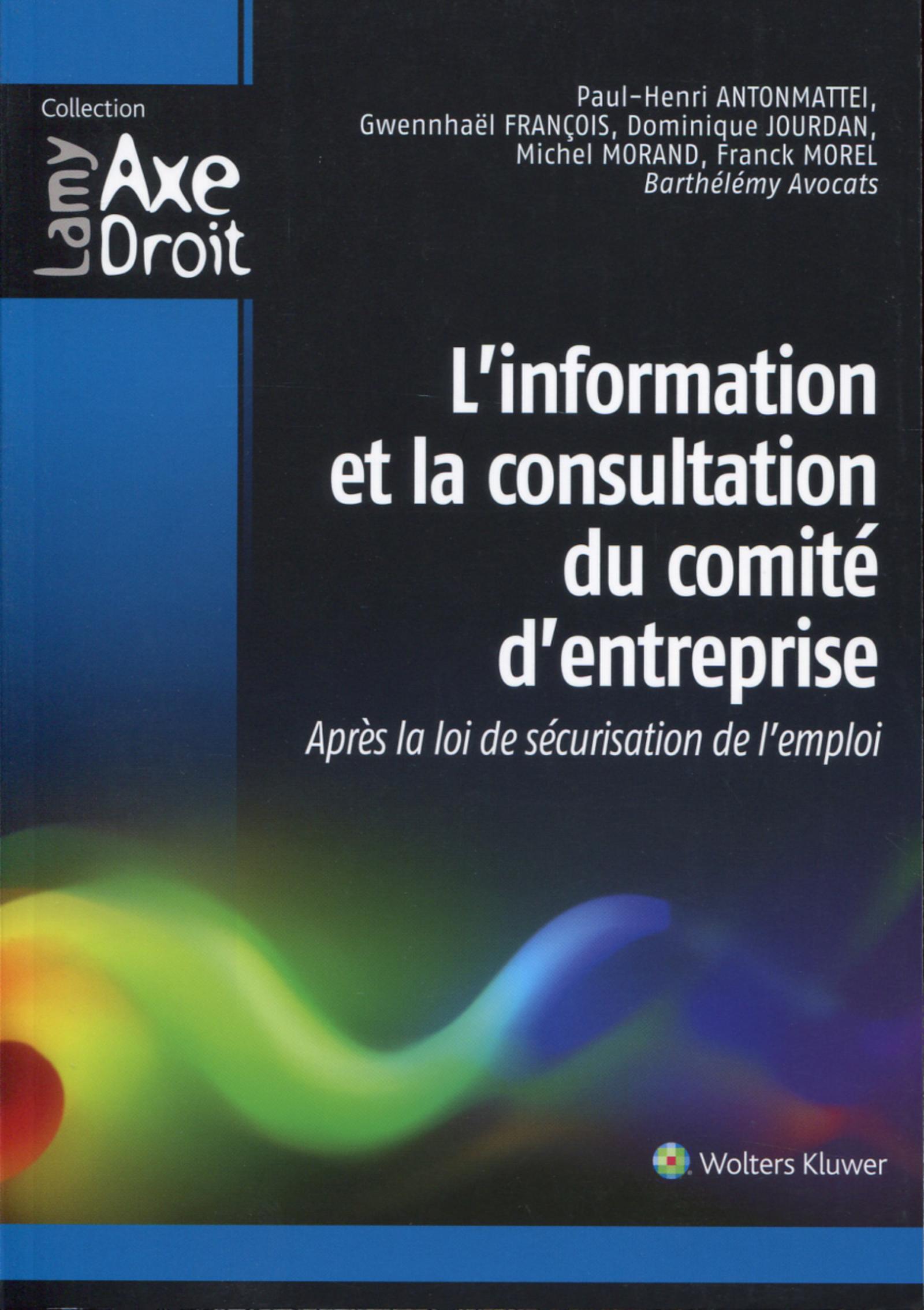 L'information et la consultation du comité d'entreprise