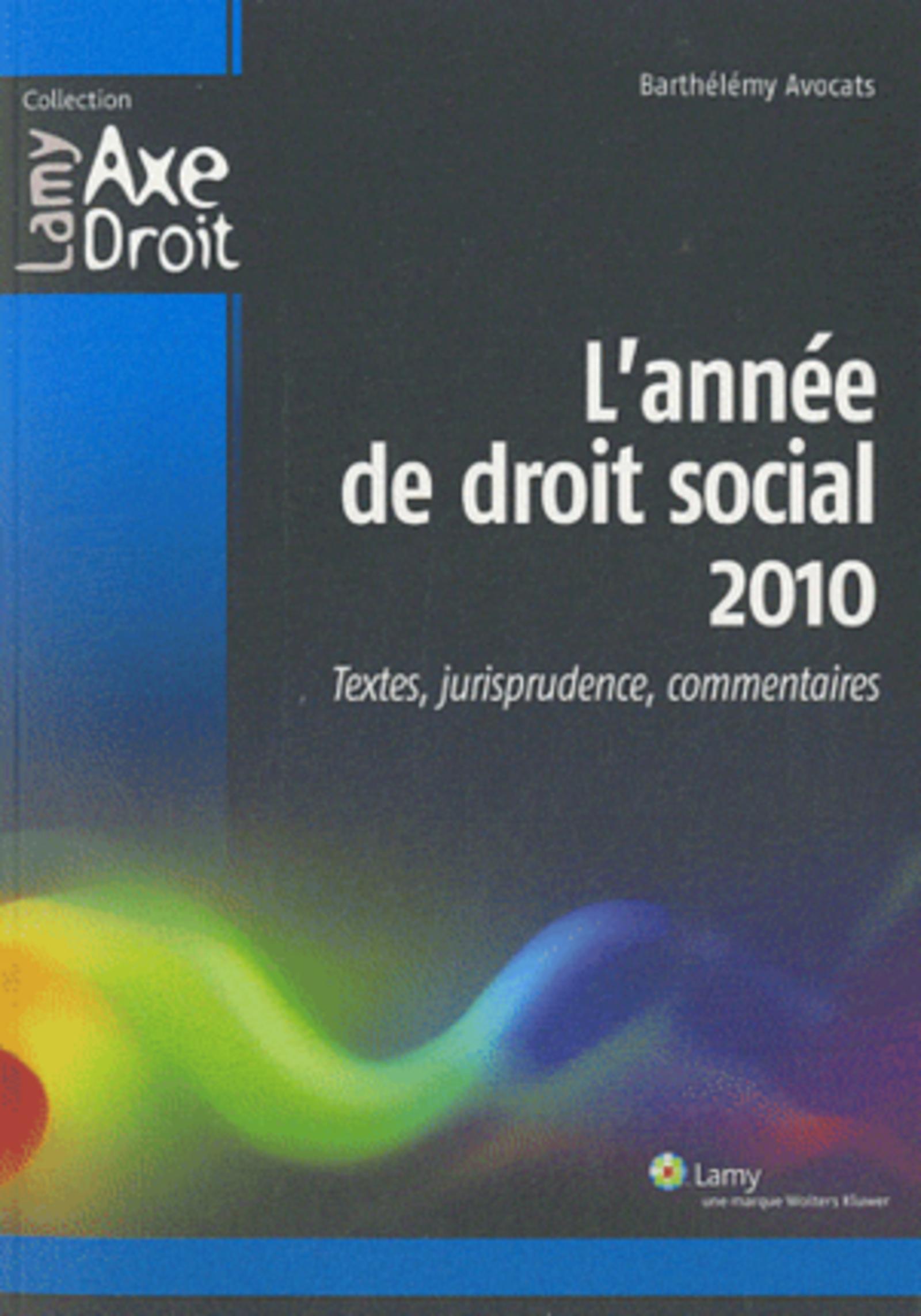 L'année de droit social 2010