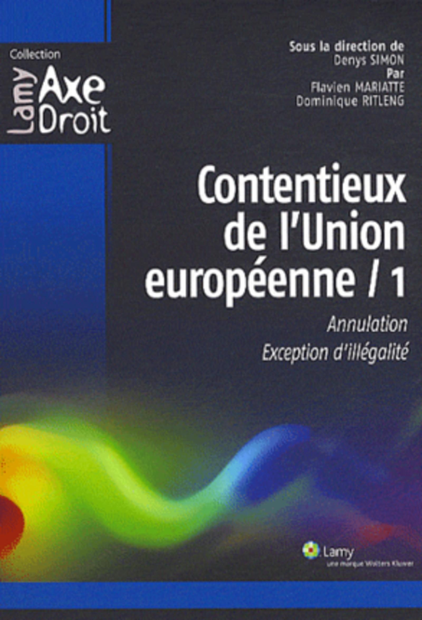 Contentieux de l'Union européenne - 1