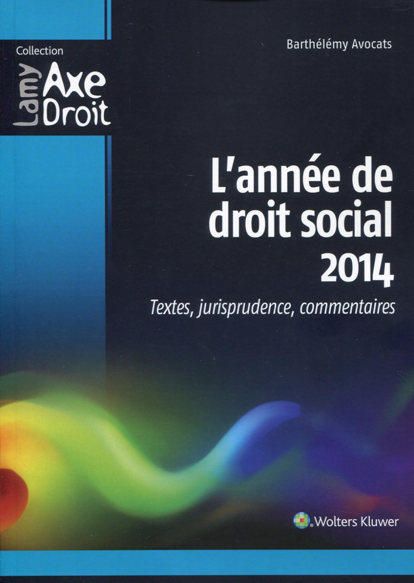 L'année de droit social 2014