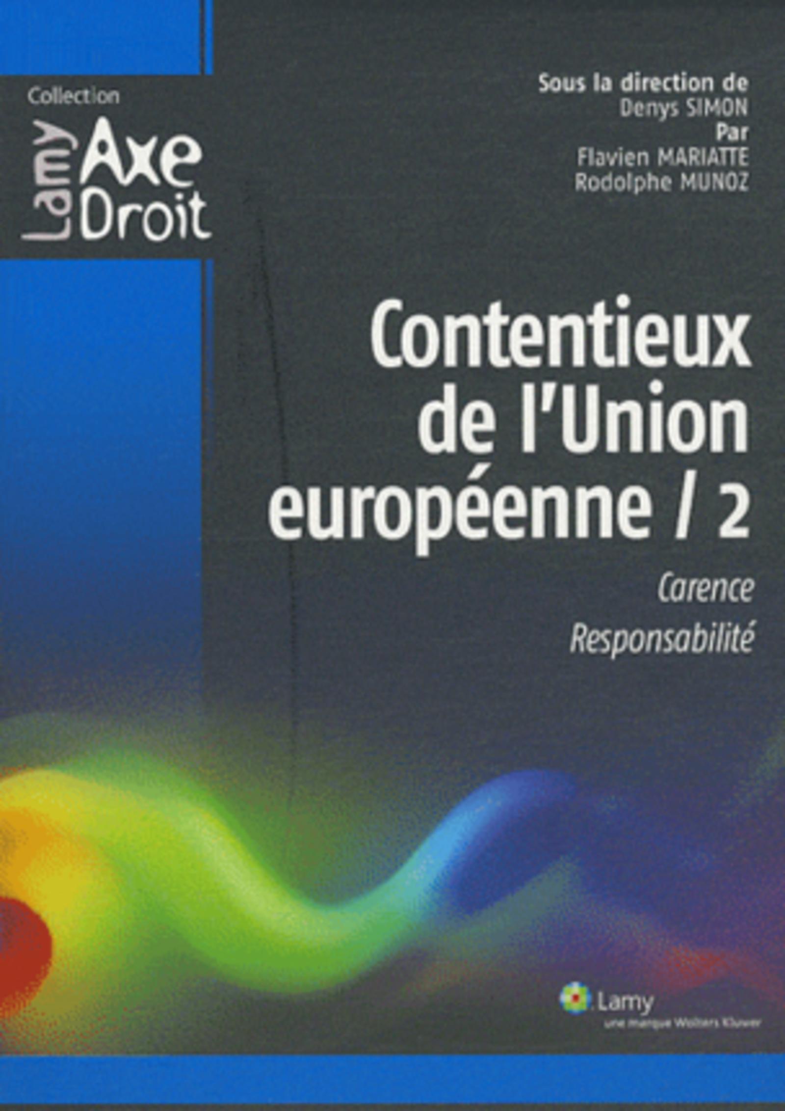 Contentieux de l'Union européenne - 2