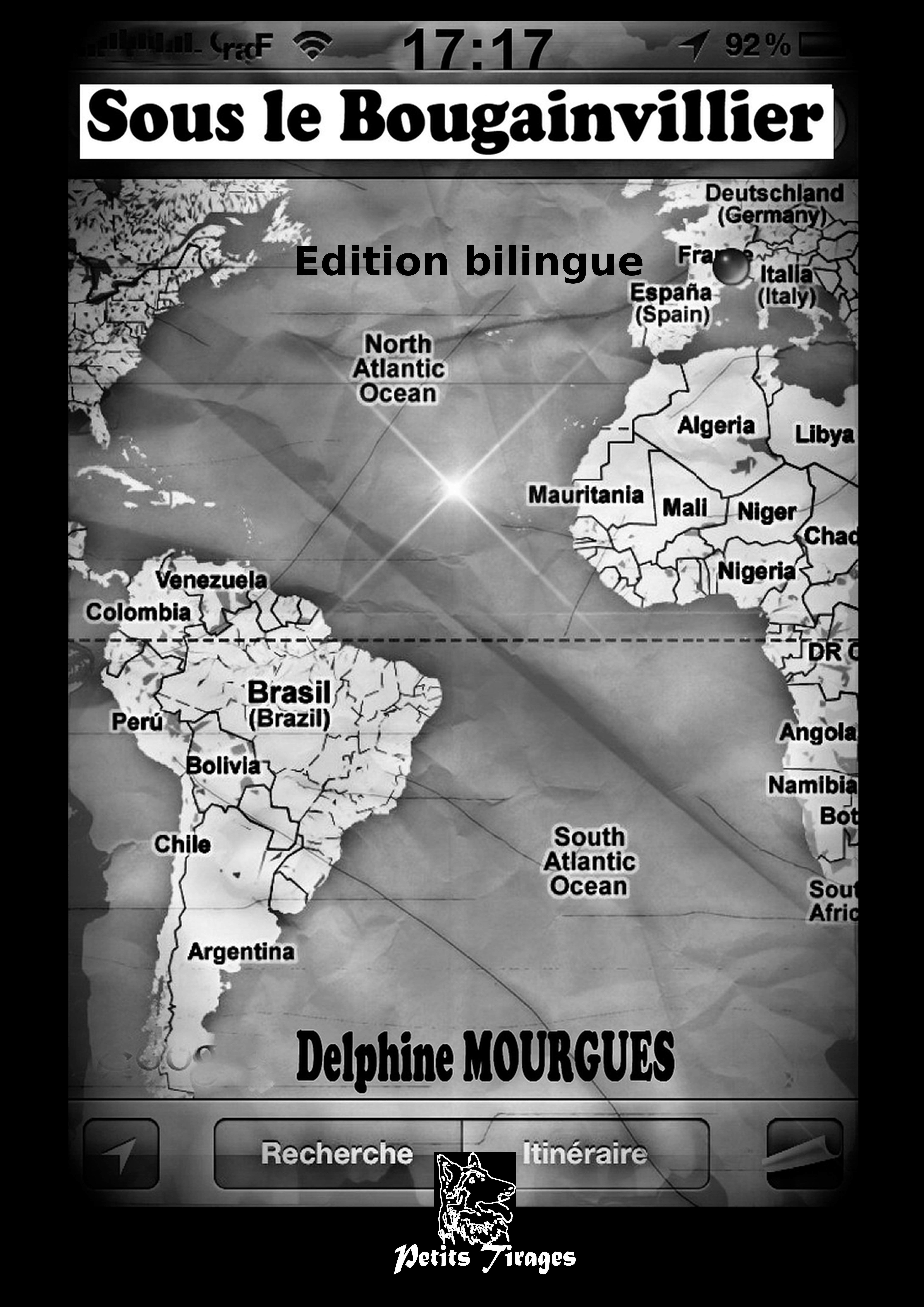 Sous le bougainvillier/Bajo la buganvilla