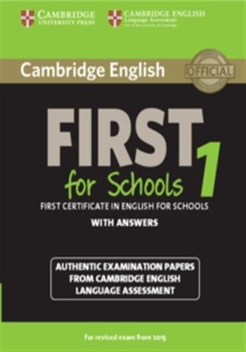 First for Schools 1 Student Book with Answers