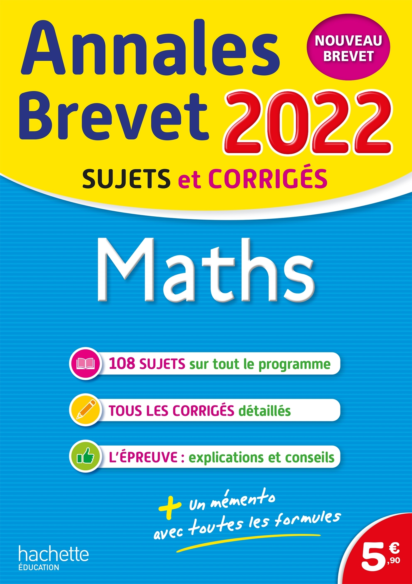 Annales BREVET 2022 Maths