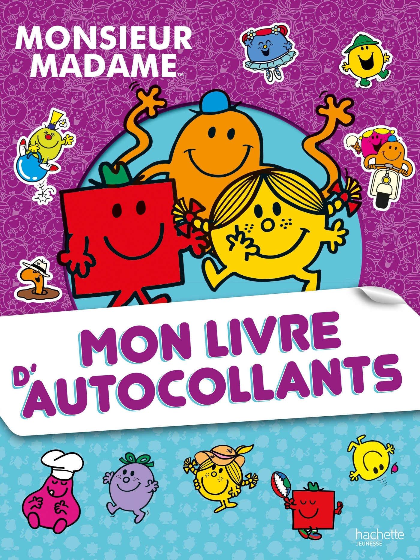 Mon livre d'autocollants - Monsieur Madame