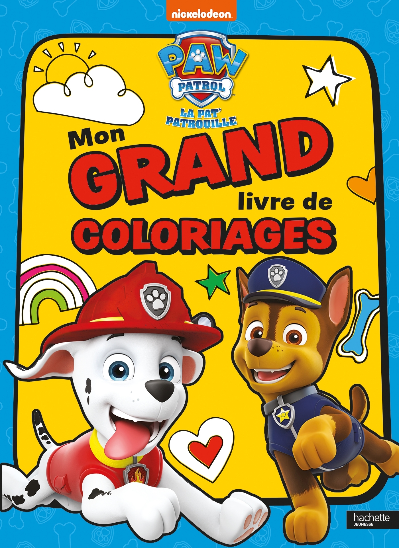 Pat' Patrouille - Mon grand livre de coloriages