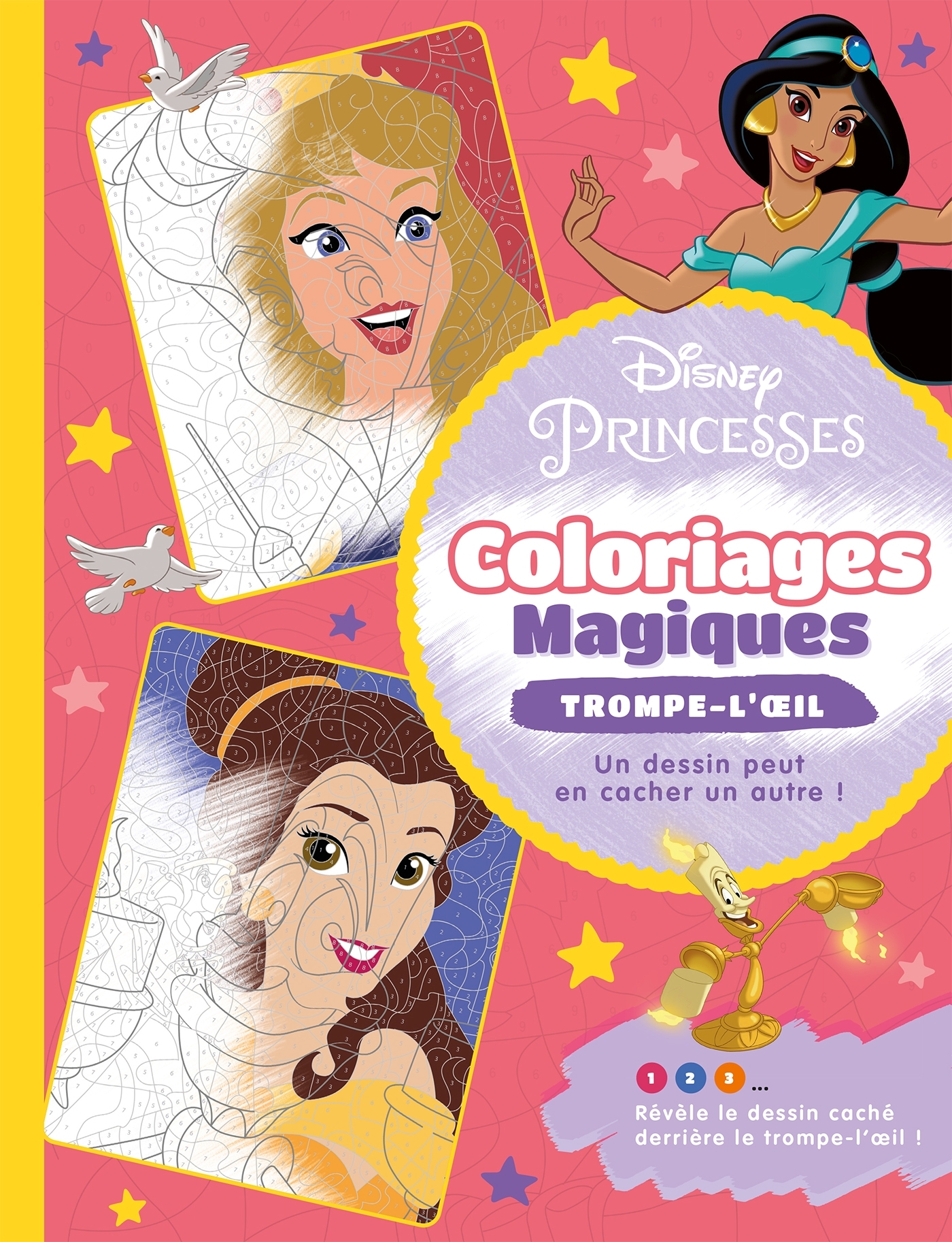 DISNEY PRINCESSES - Coloriages Magiques - Trompe-l'oeil