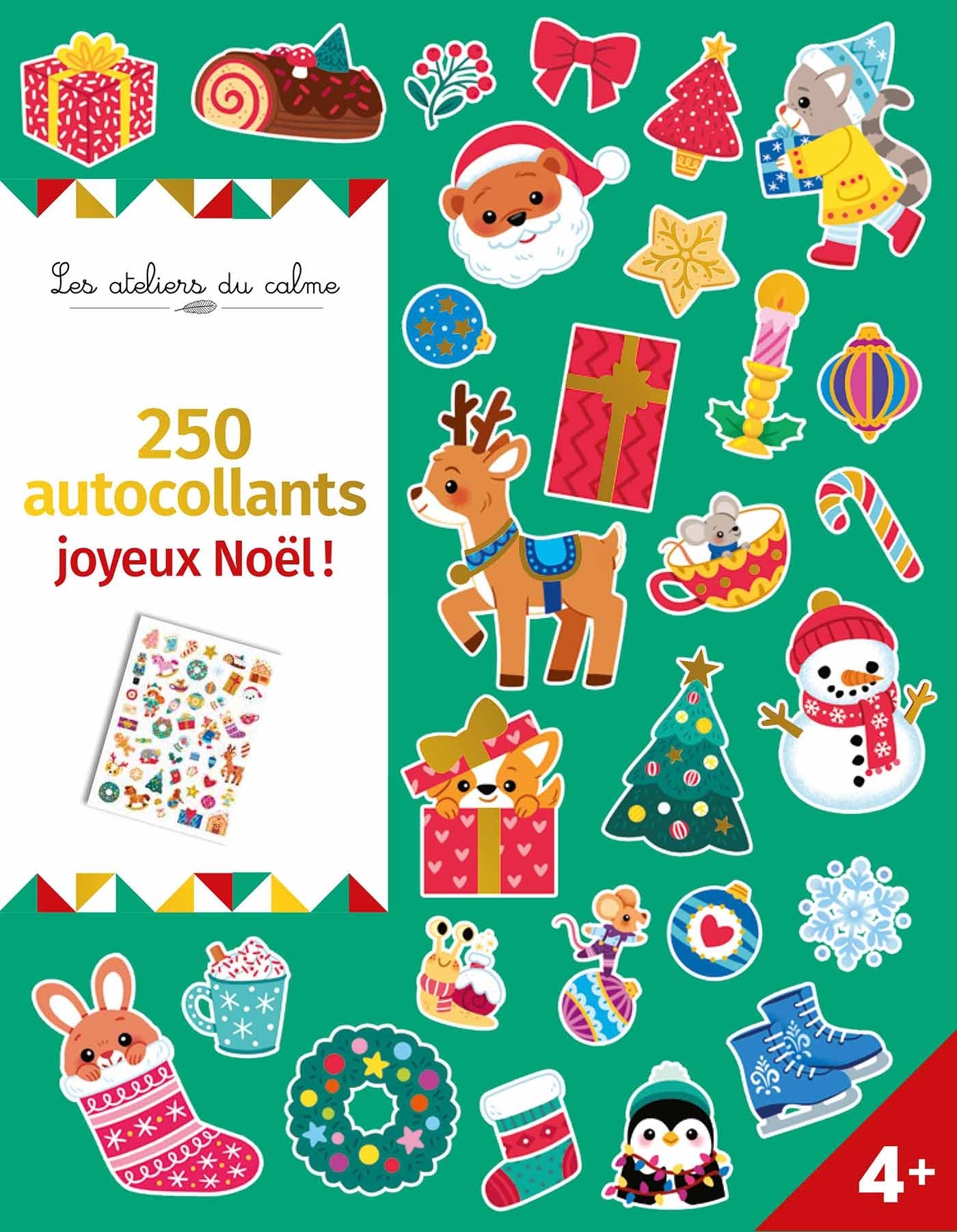 250 autocollants Joyeux Noël !