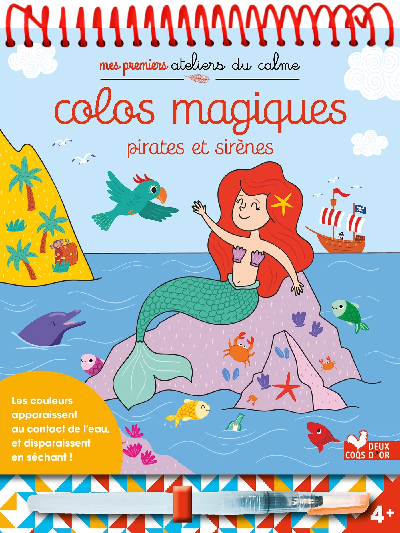 Colos magiques Pirates et sirènes - bloc avec feutre à eau