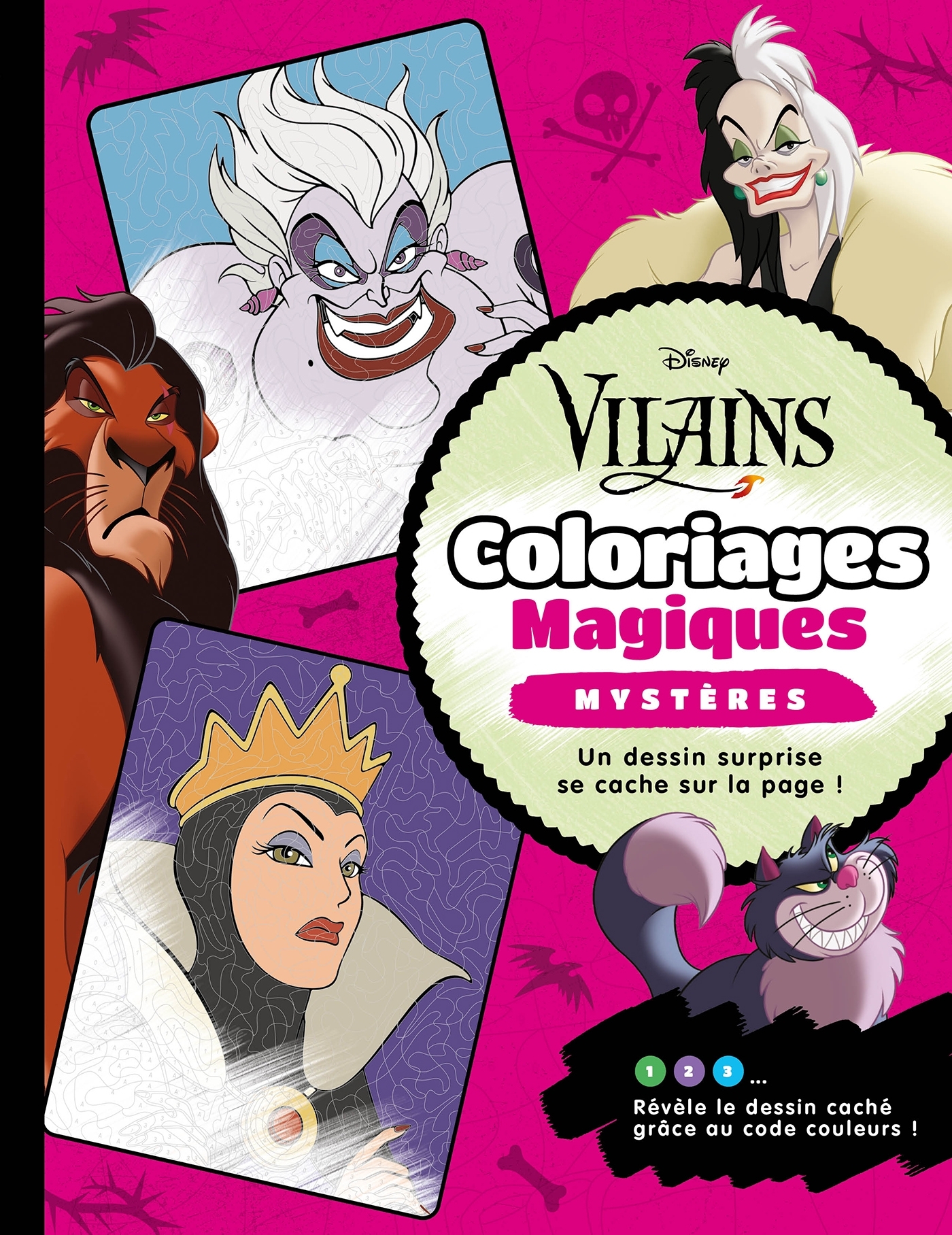 DISNEY - Coloriages Magiques - Mystères - Vilains
