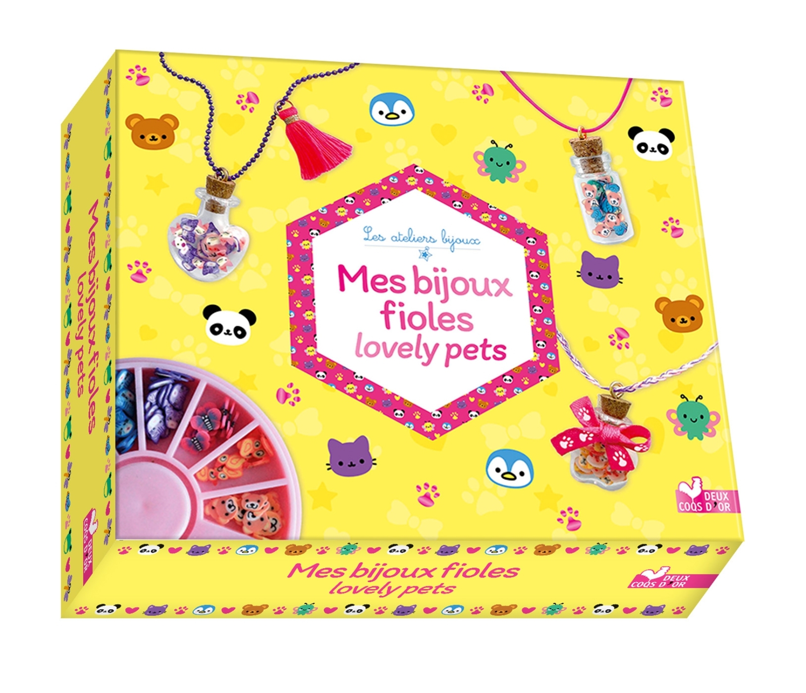 Mes bijoux fioles lovely pets - coffret avec accessoires