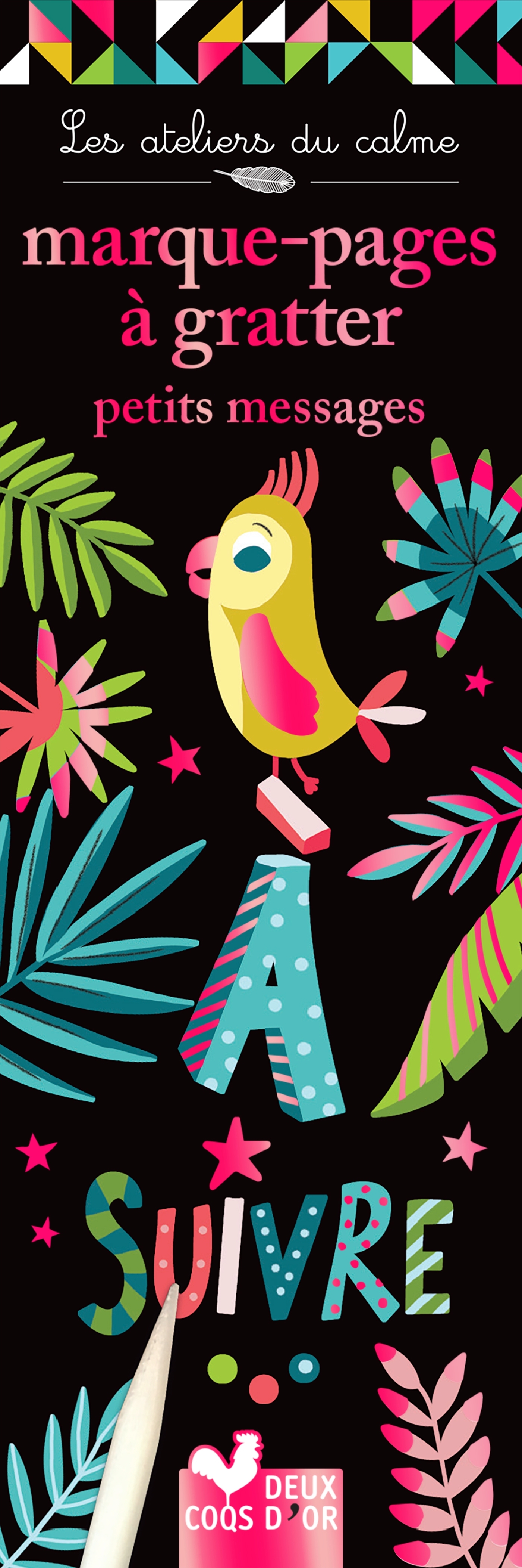 Marque-pages à gratter - petits messages