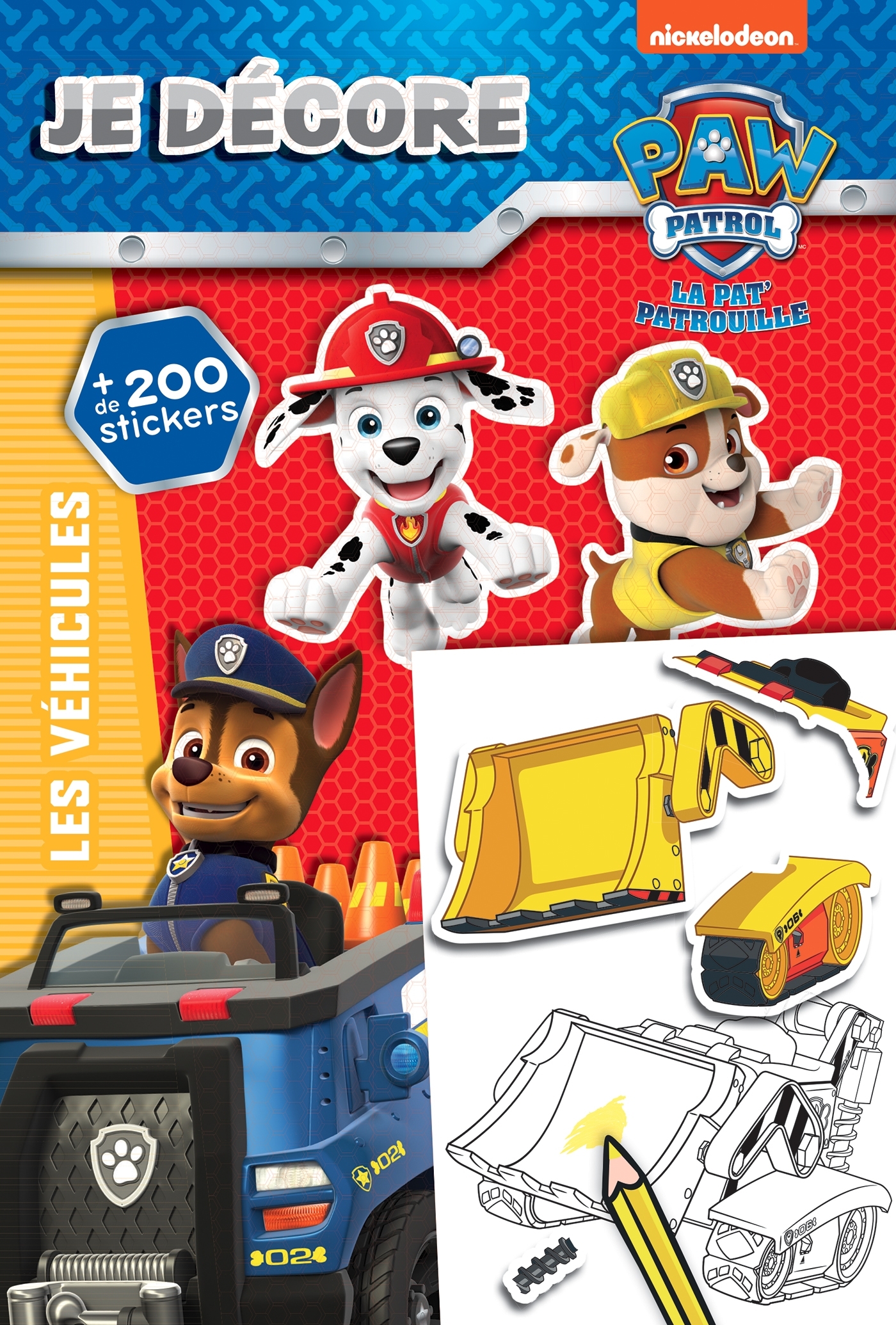 Pat' Patrouille - Je décore - Les véhicules
