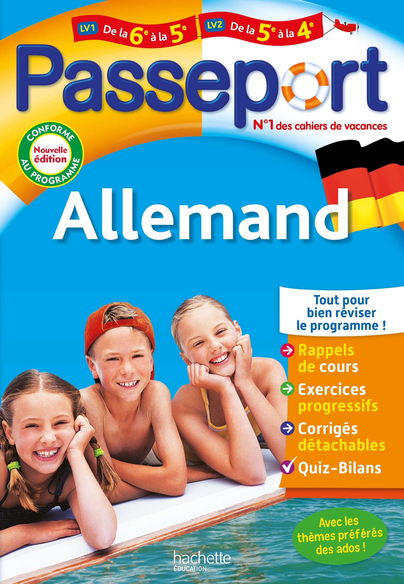 Passeport - Allemand - De la 6e à la 5e - Cahier de vacances 2025