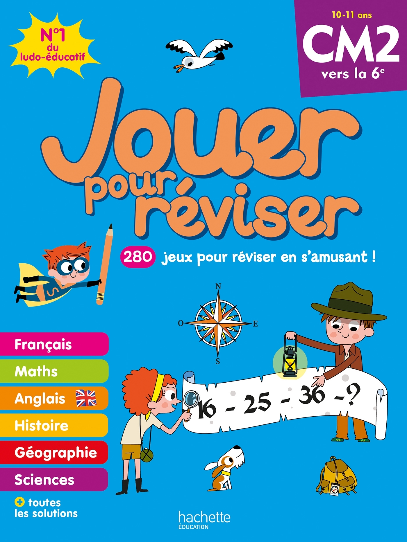 Jouer pour réviser - Du CM2 à la 6e - Cahier de vacances 2025