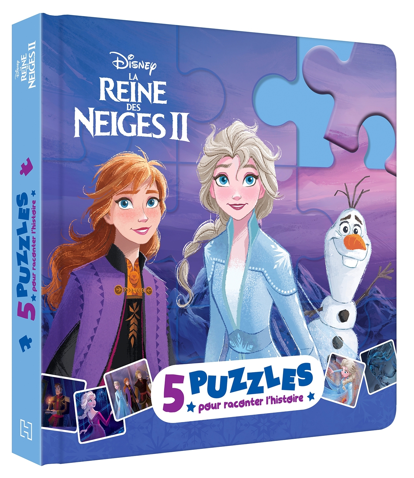 LA REINE DES NEIGES 2 - Mon Petit Livre Puzzle - 5 puzzles 9 pièces - Disney