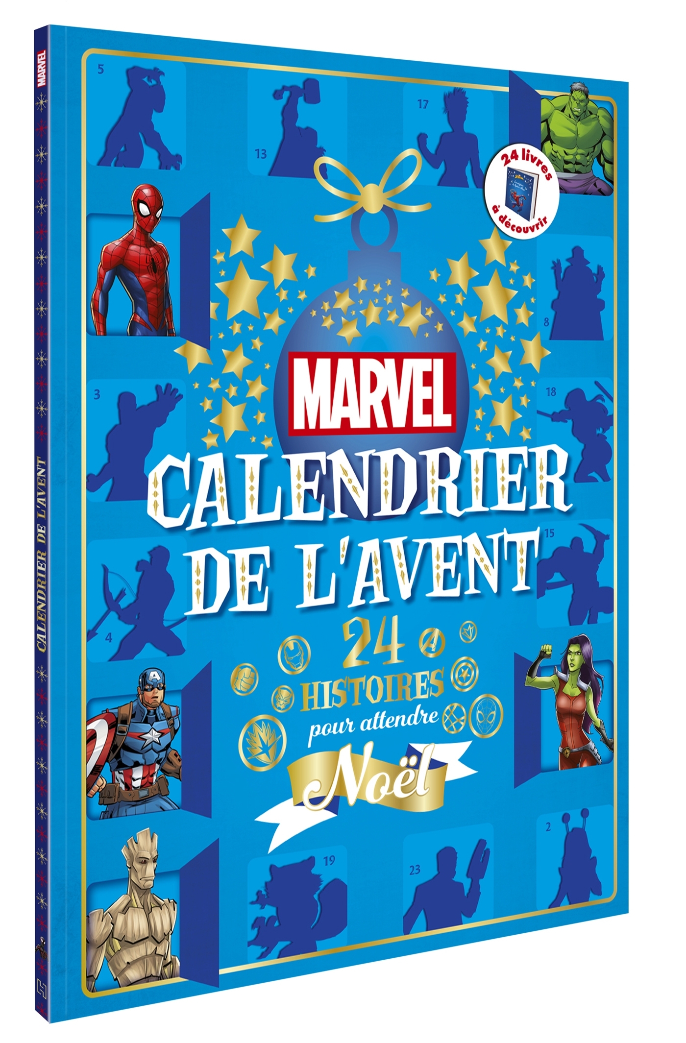MARVEL - Calendrier de l'Avent- 24 histoires pour attendre Noël