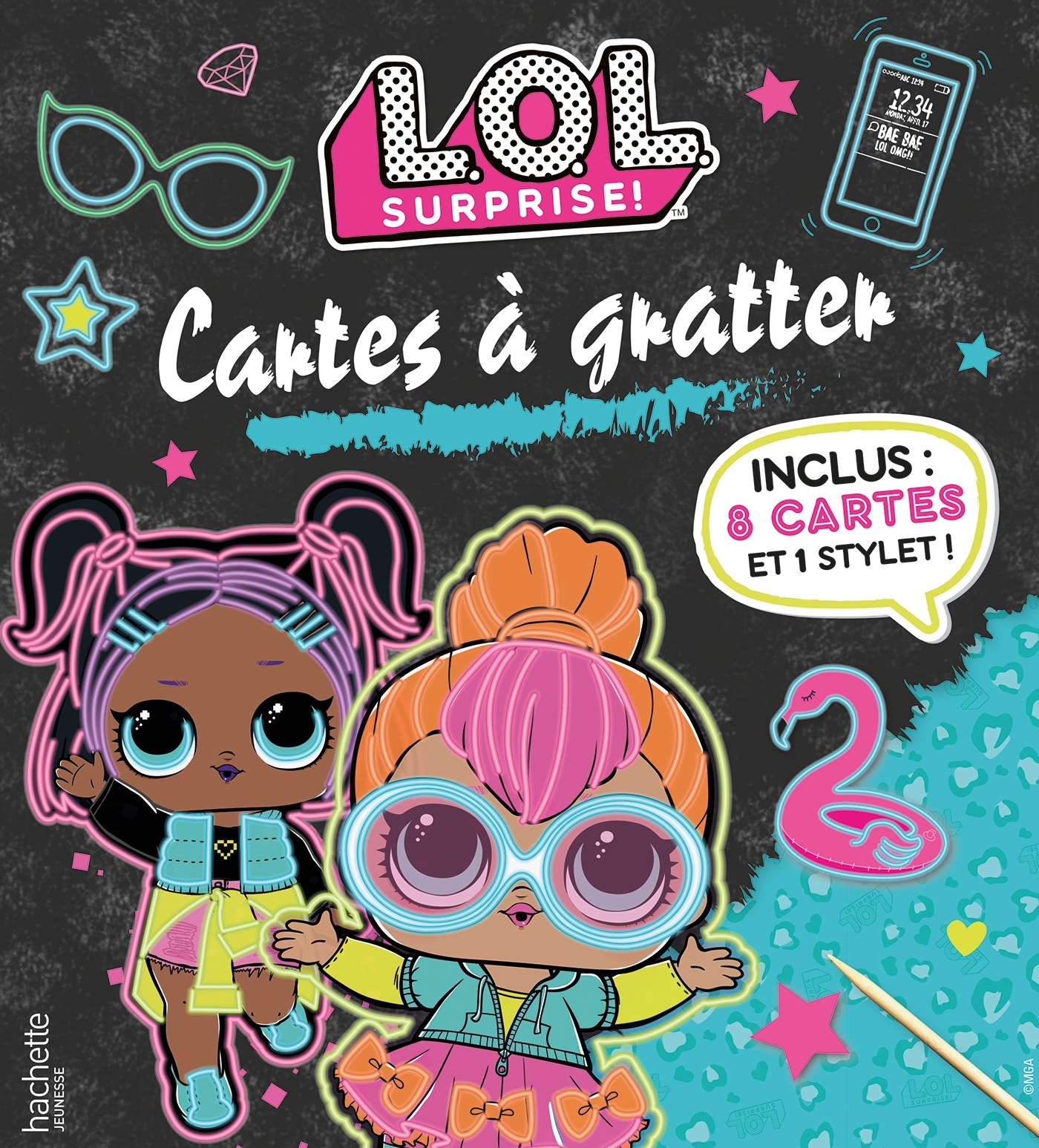 L.O.L. Surprise! - Cartes à gratter - Neon