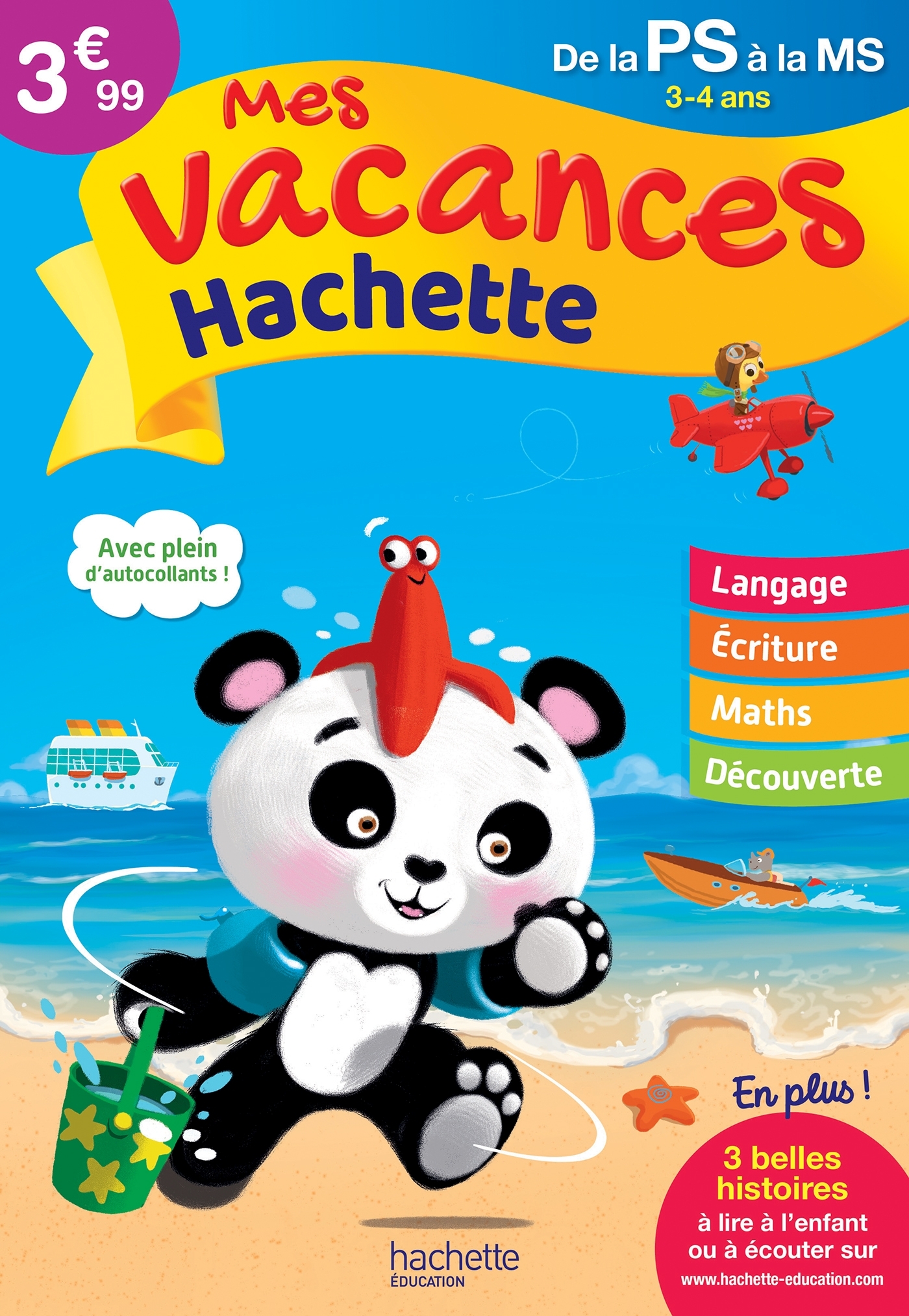 Mes Vacances Hachette - De la Petite à la Moyenne Section - Cahier de vacances 2022