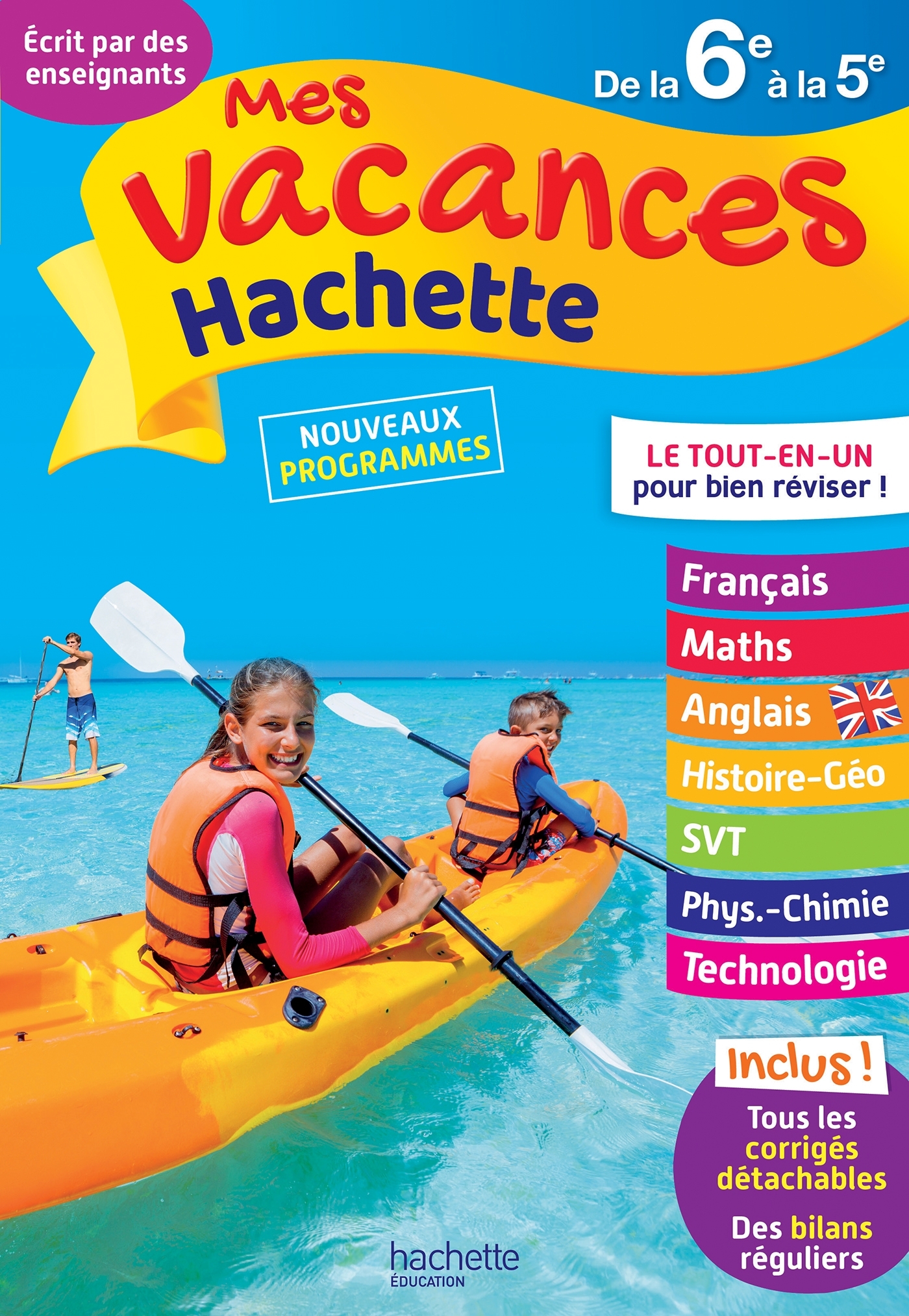 Mes Vacances Hachette - De la 6e à la 5e - Cahier de vacances 2022