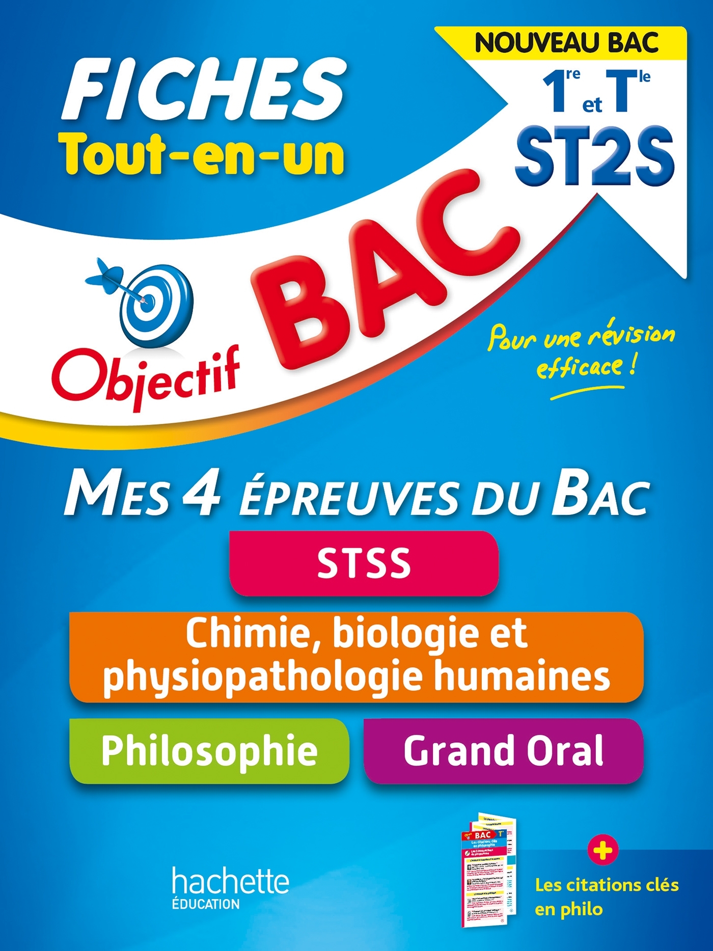 Objectif BAC Fiches Tout-en-un 1re et Tle ST2S