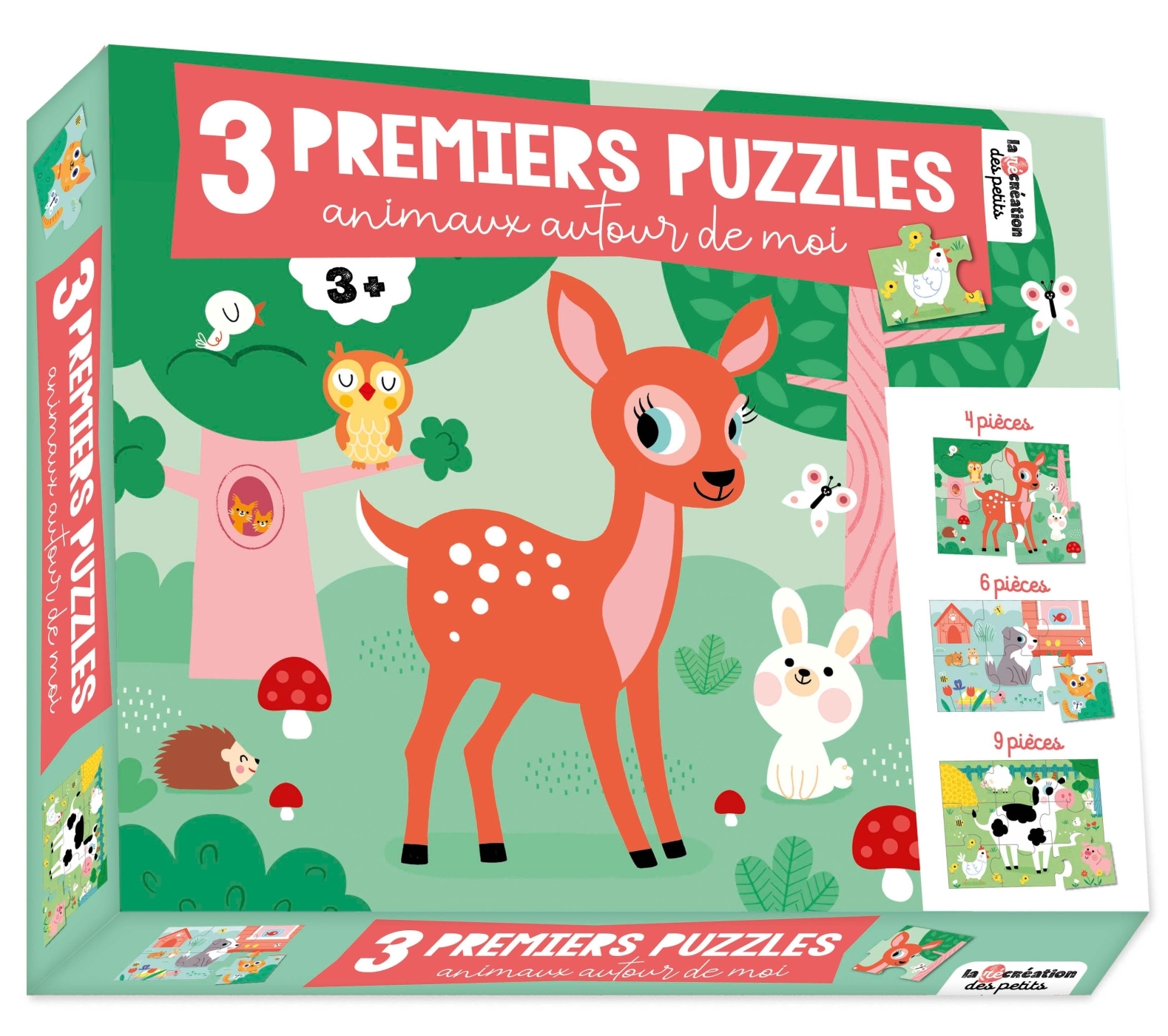 3 Premiers puzzles - Animaux autour de moi