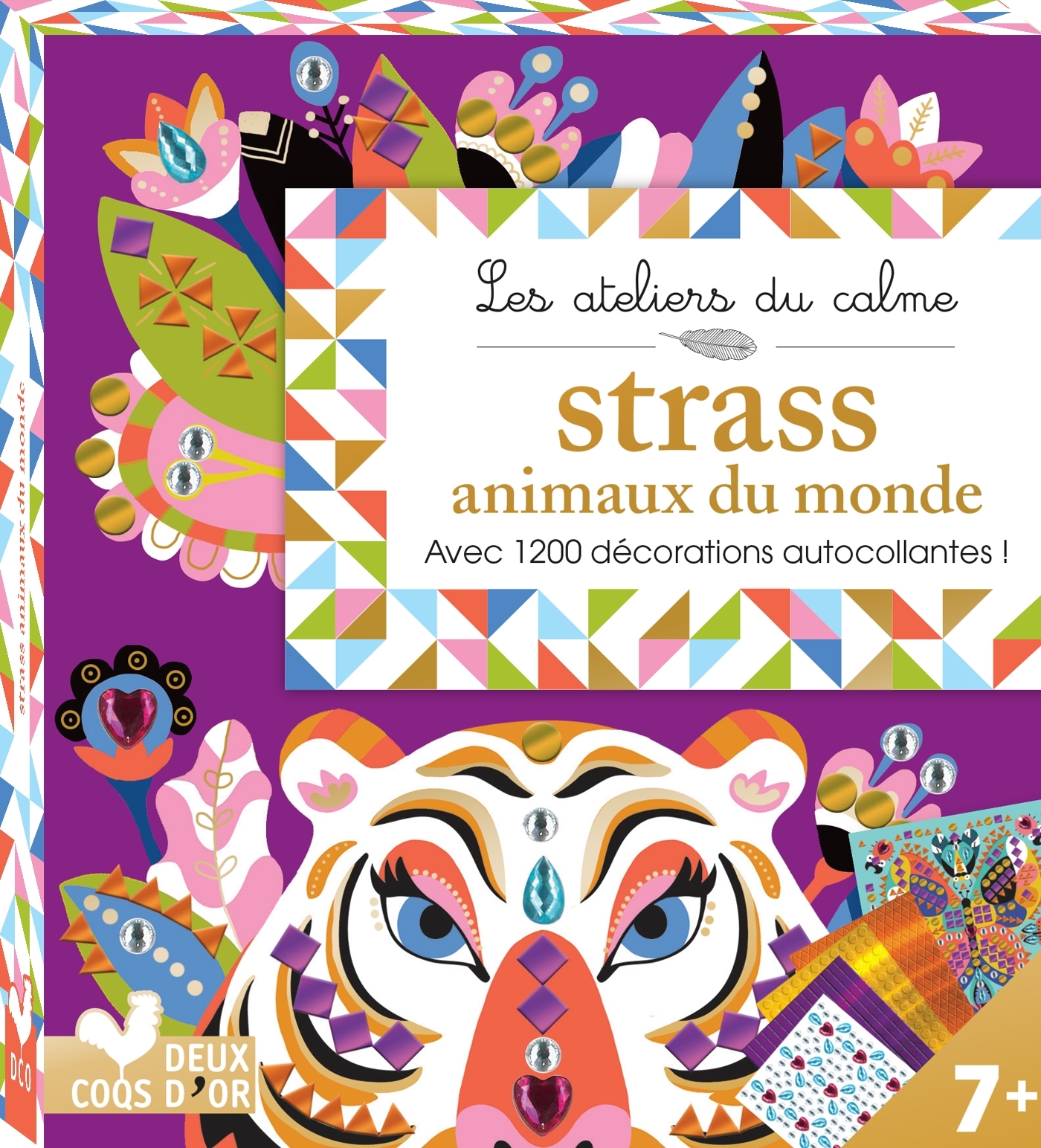 Strass animaux du monde - mini boîte avec accessoires