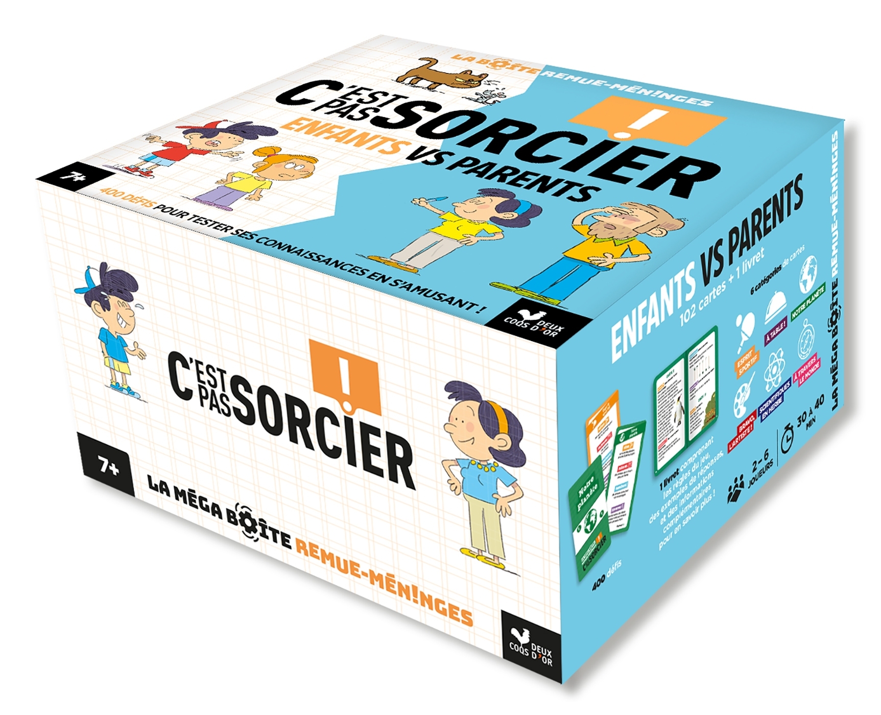 La boîte remue-méninges C'est pas sorcier -  enfants versus parents