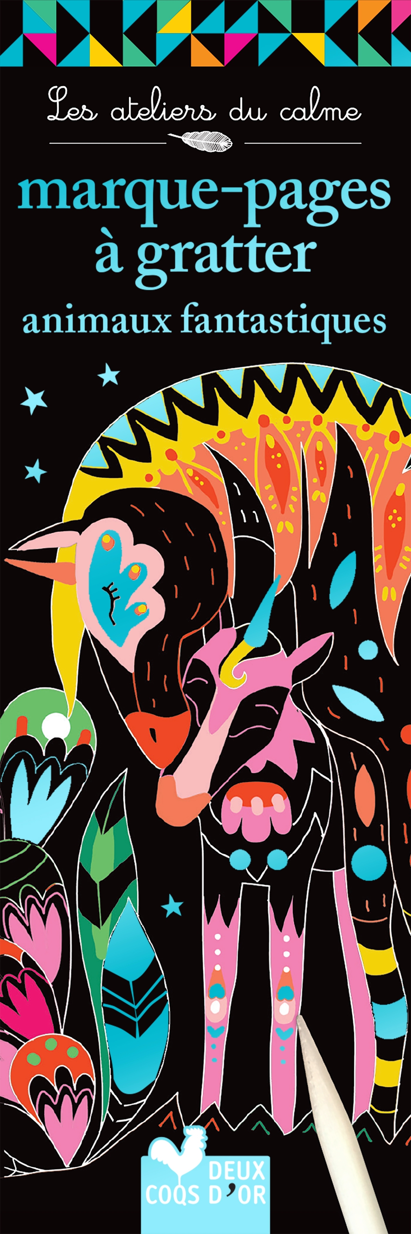 Marque-pages à gratter animaux fantastiques
