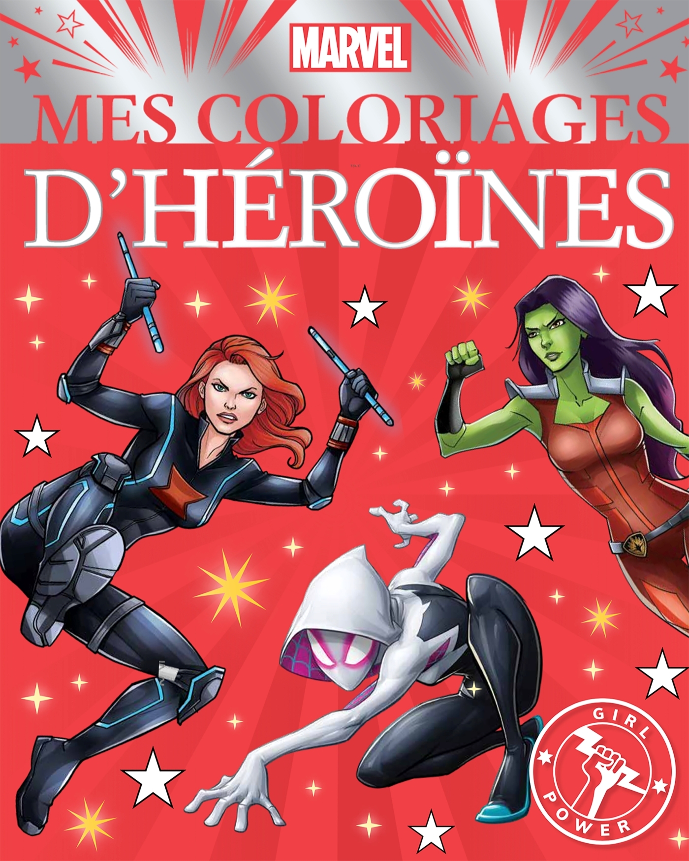 MARVEL - Mes Coloriages de Rêve - Girl Power