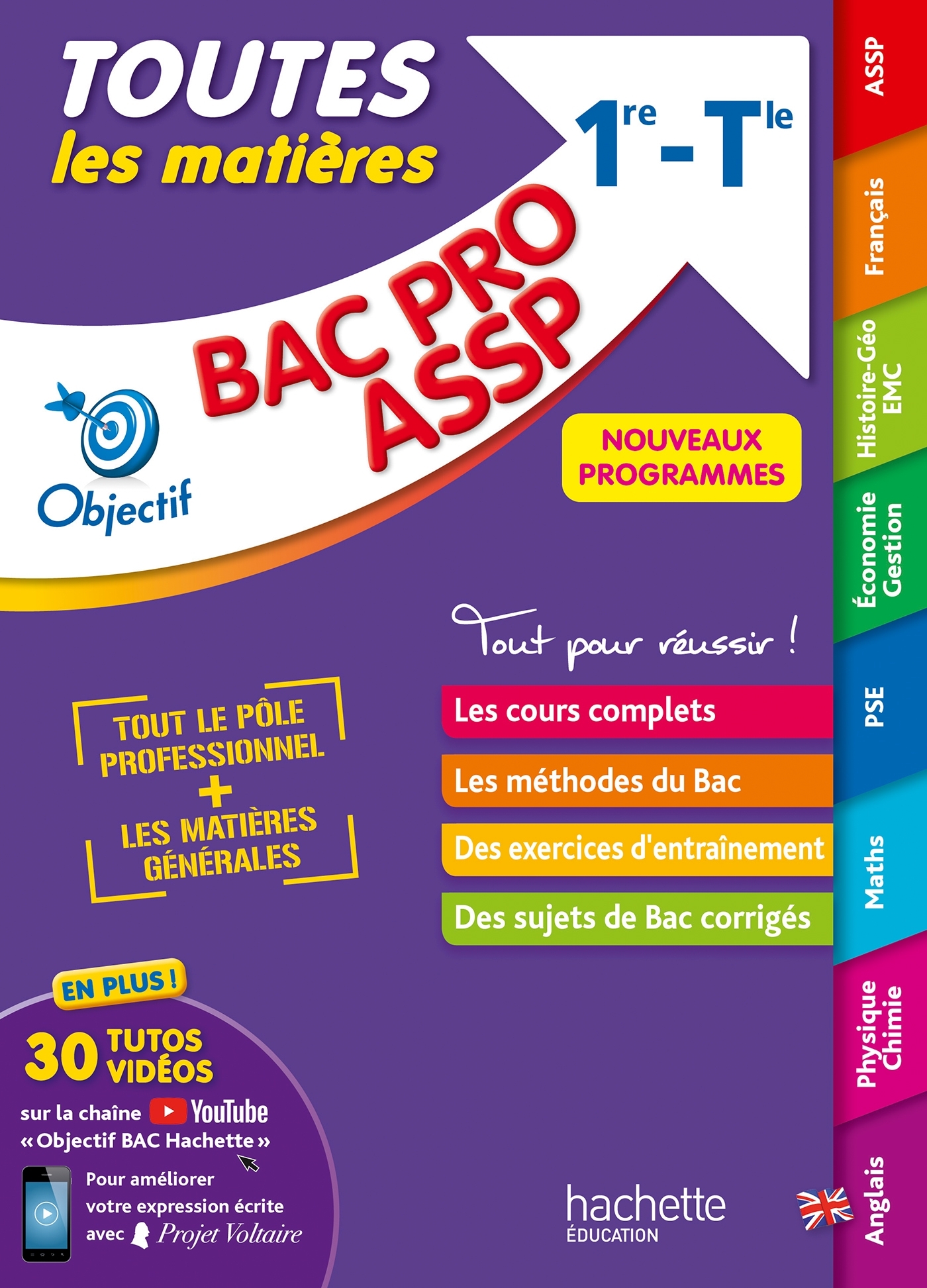 Objectif BAC PRO ASSP (1re et Term) -  Toutes les matières BAC 2024