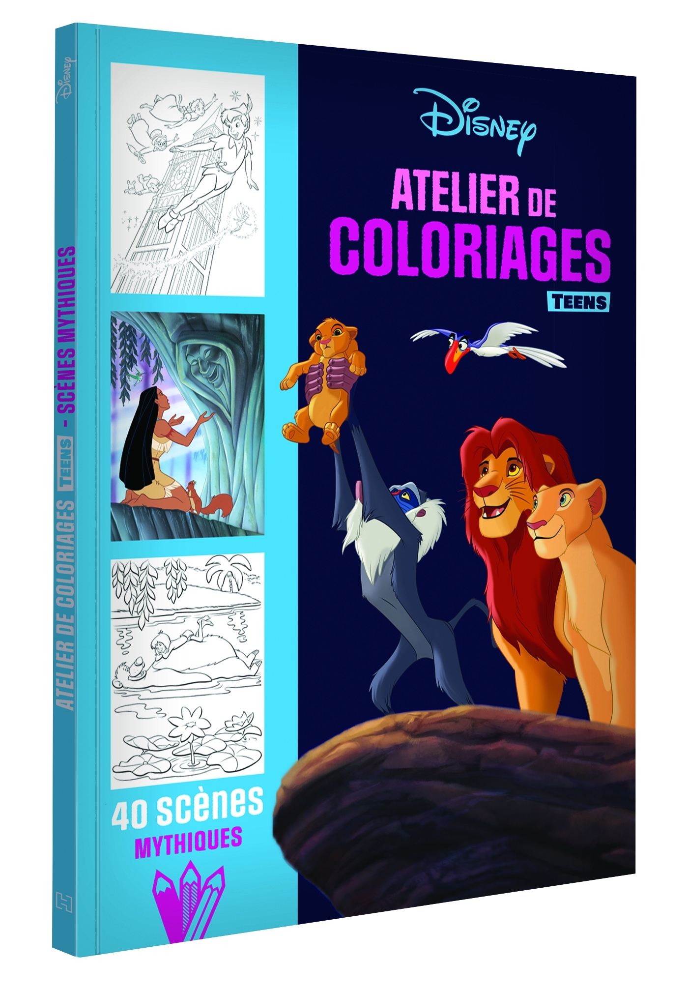 DISNEY TEENS - Atelier de coloriages - Les scènes mythiques