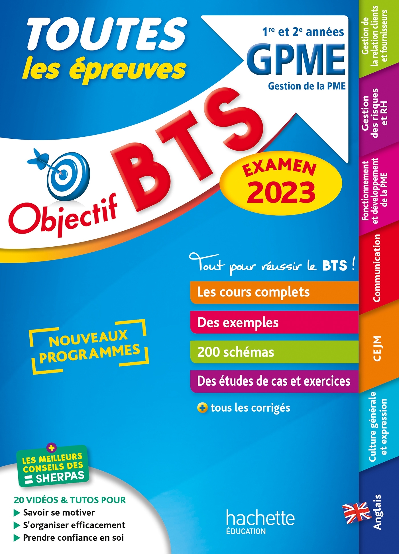Objectif BTS GPME (1re et 2e années) - Toutes les épreuves, examen 2023