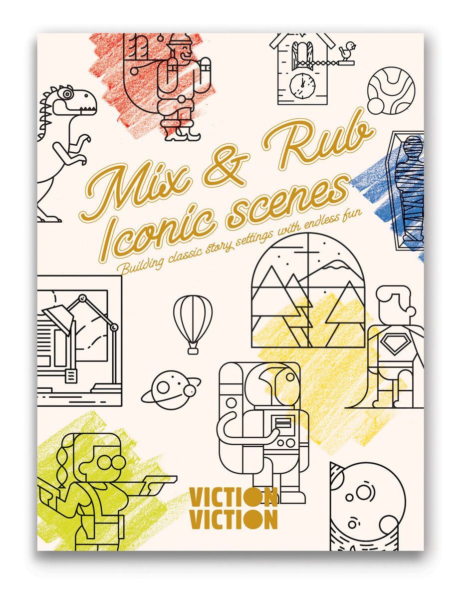 Mix & Rub Iconic Scenes Building classic story settings with endless fun /anglais