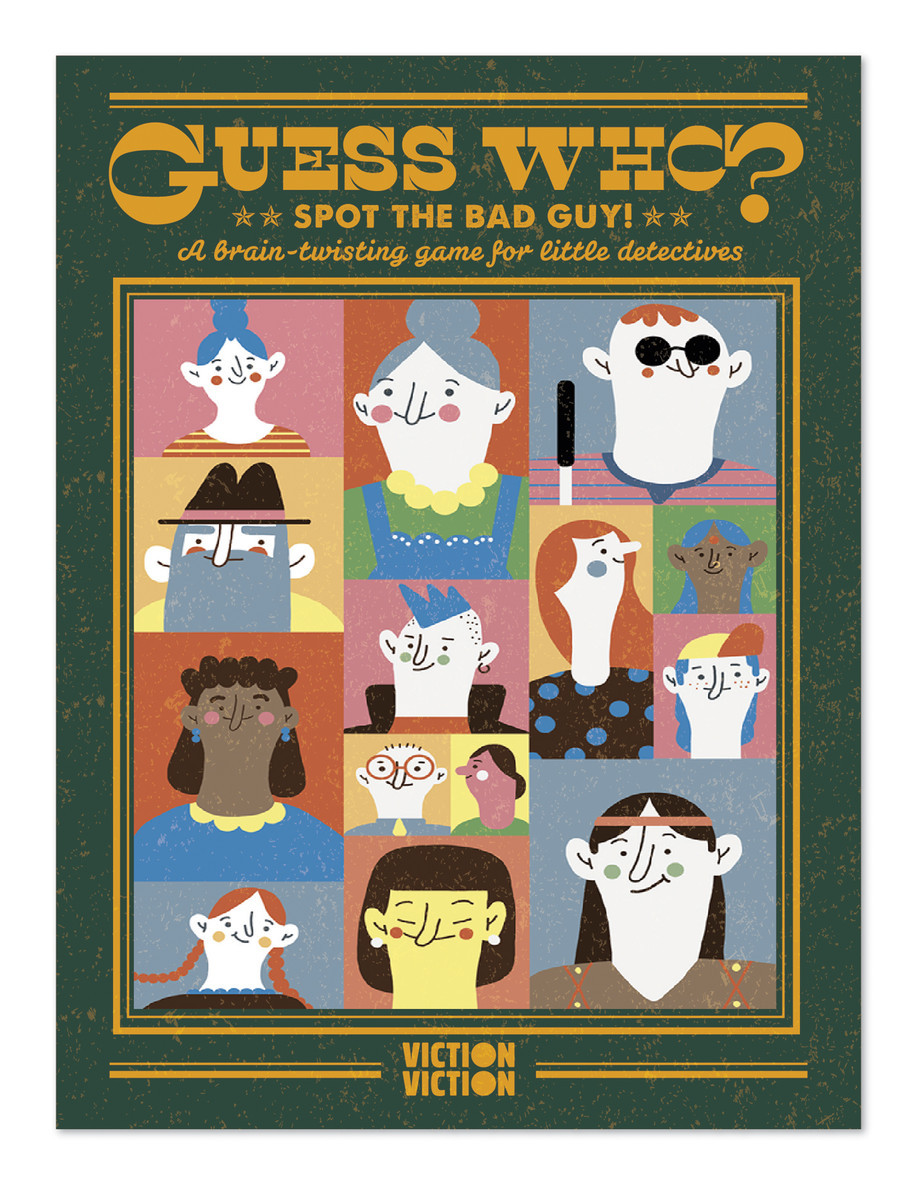 Guess Who Spot The Bad Guy ! A brain-twisting game for little detectives /anglais