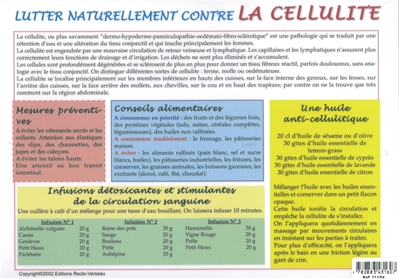Lutter naturellement contre la cellulite