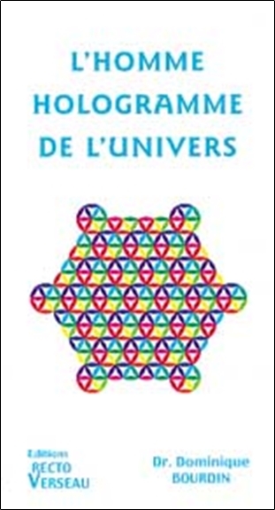 Homme. hologramme de l'univers