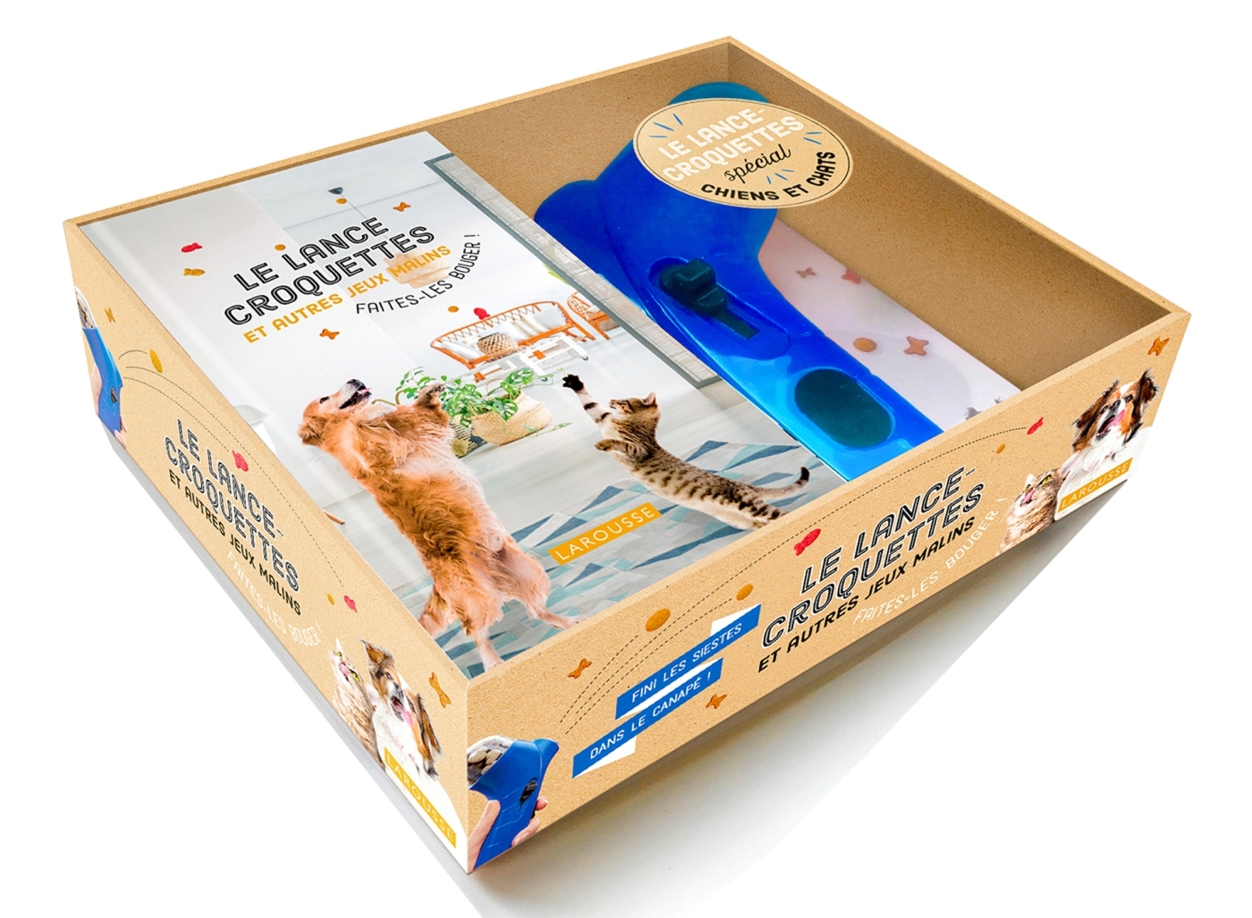 Le lance-croquettes et autres jeux malins