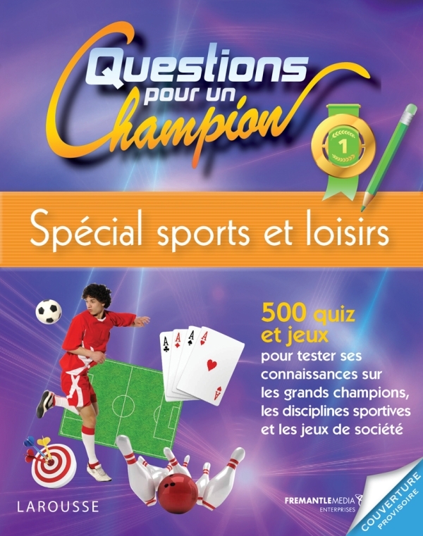 Questions pour un champion, Spécial sports et loisirs