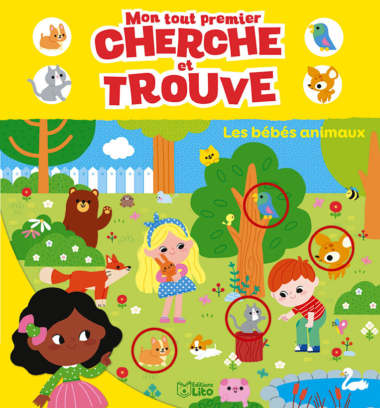 CHERCHE ET TROUVE BEBES ANIMAU