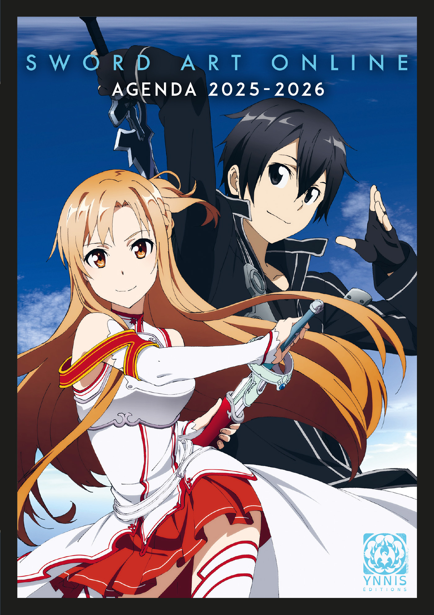 Agenda scolaire 2025-2026 Sword Art Online
